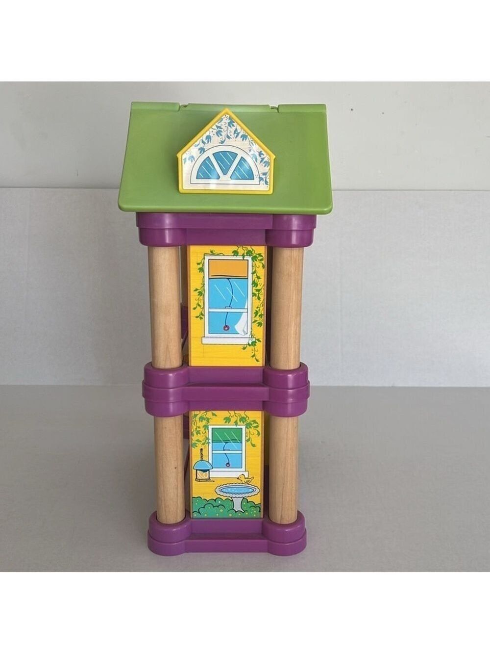 Learning Curve Play Town Family House with Five Wood Plastic Figures & Furniture - Picture 9 of 16